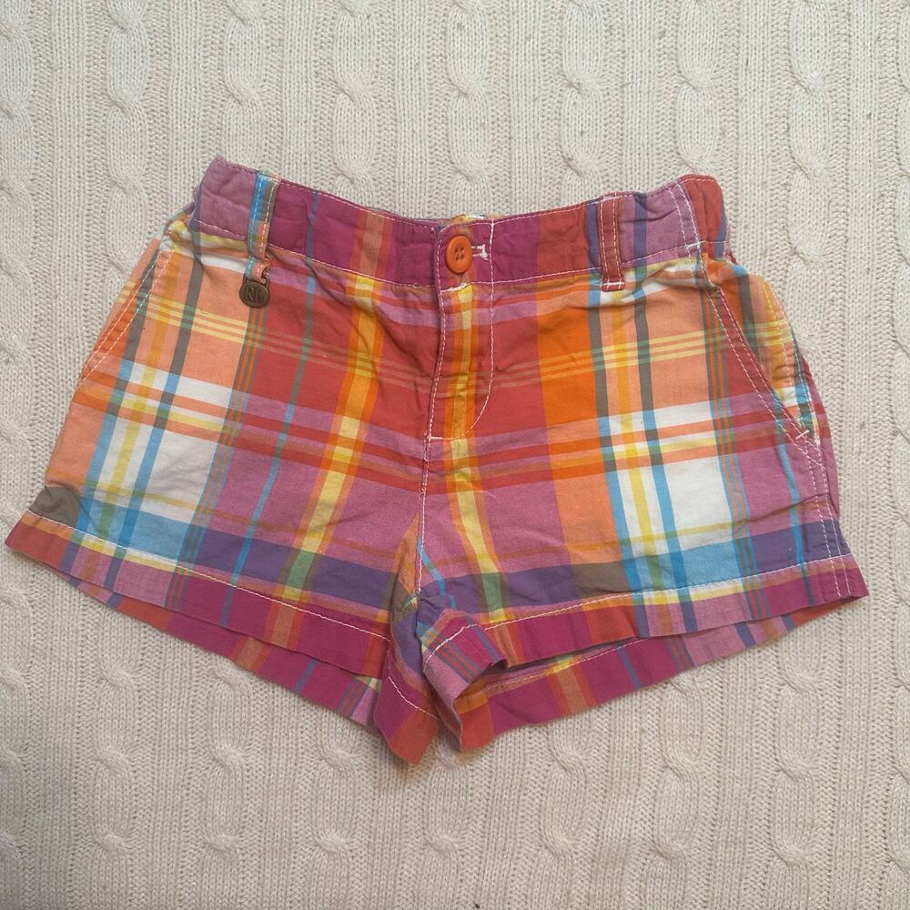 Polo Ralph Lauren Plaid Shorts sz 6 - Picture 2 of 9